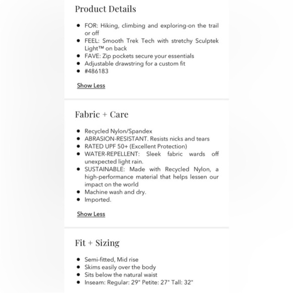 ATHLETA headlands hybrid trek jogger - Picture 9 of 9